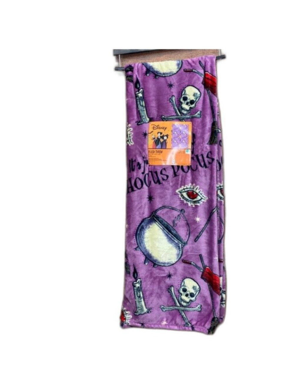 Disney Hocus Pocus Ultra Plush Throw Blanket NWT